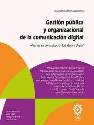 cover image of Gestión pública y organizacional de la comunicación digital